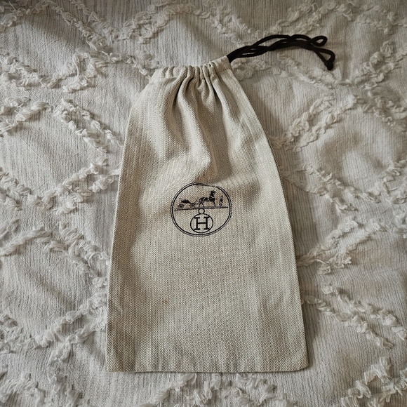 Authentic Hermes Tweed Dust Bag - Picture 3 of 6